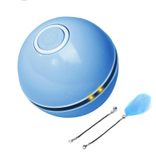 Amazon Popular Promotion USB USB Cargo 360 grados Auto-rotación de gato Toy Ball Interactive Smart Pet Supplies